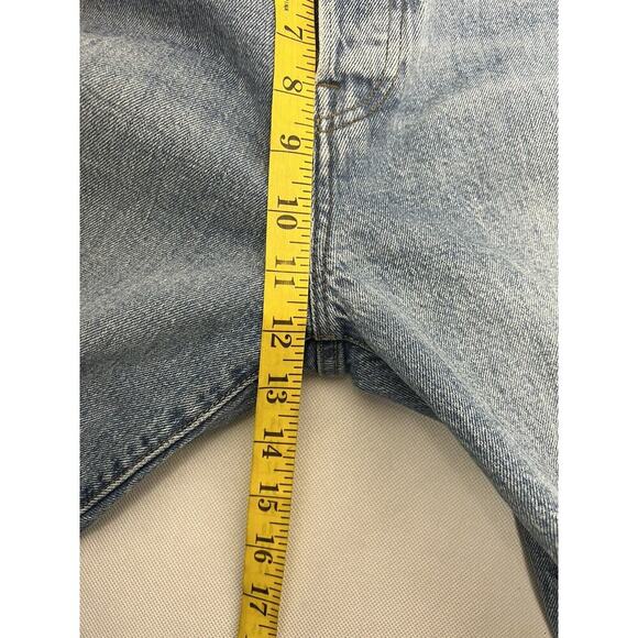LEVI'S PREMIUM BIG E RIBCAGE Straight Button Fly Jeans Blue Denim Size 28 (611) - Picture 9 of 10